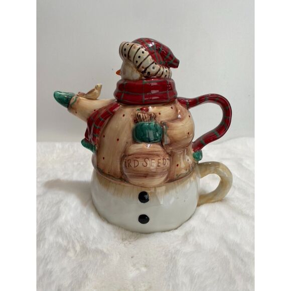 Snowmates by Noble 3 Piece Tea for 1 Tea Pot Pre-Owned - Picture 2 of 6